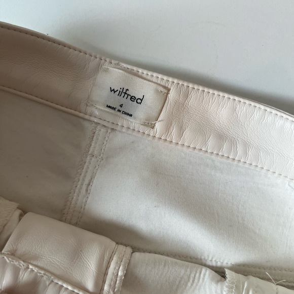 Wilfred cream leather pants - Picture 2 of 2